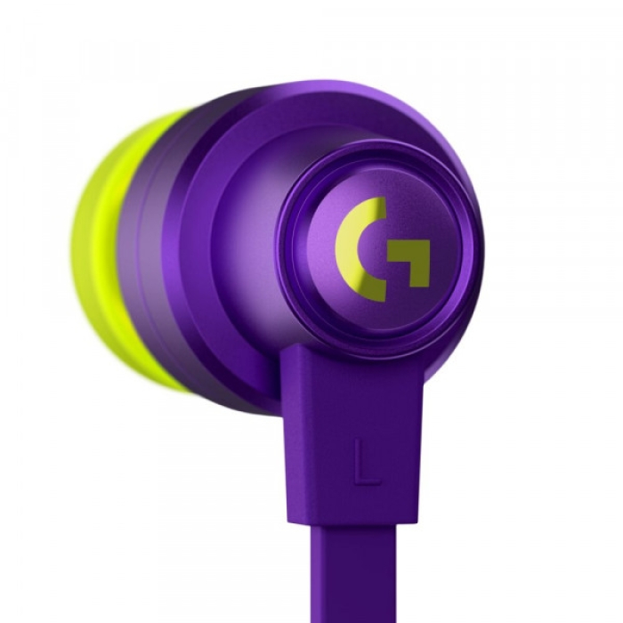 Logitech G333 Gaming Headphones, Cable Management, Custom-length Cable, Dual Dynamic Drivers, Purple (тъмнейл - 1)