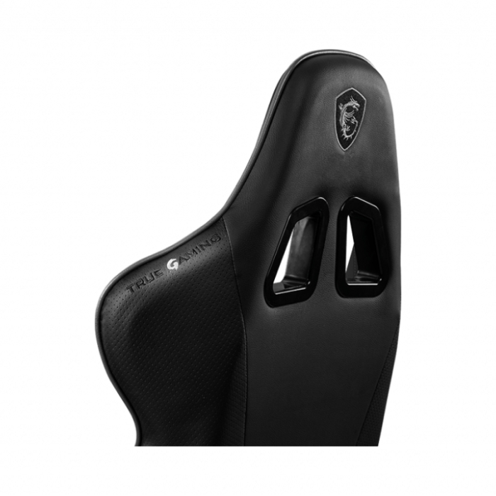 MSI MAG CH120 I, Adjustable Back Angle 90° - 180°, 4D Adjustable Armrests, PVC Leather, High Density Mould Shaping Foam, Ergonomic headrest pillow and lumbar, Gas Lift Class-4, 75mm Wheels, up to 150 KG, Steel Frame, Black and Grey, 9S6-B0Y10D-022 (тъмнейл - 4)