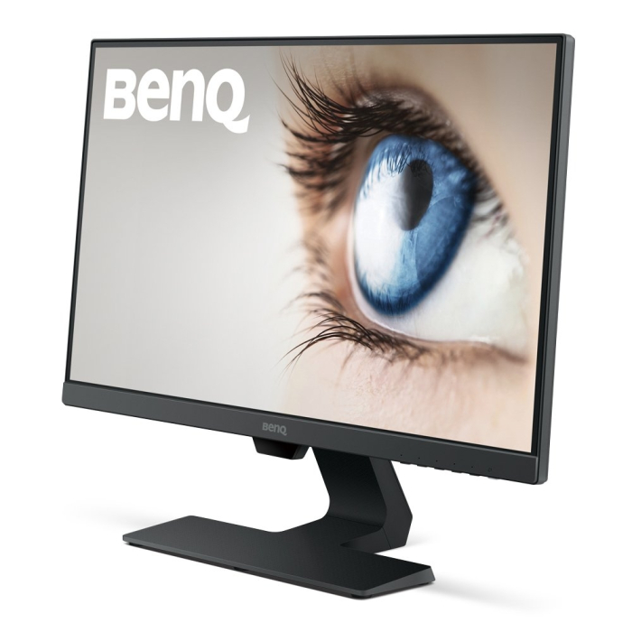 BenQ GW2480L, 23.8" IPS, 5ms, 1920x1080 FHD, Stylish Eye Care Monitor, Flicker-free, LBL, Brightness Intelligence (B.I.), 1000:1, 20M:1 DCR, 8 bit, 250cd/m2, VGA, HDMI, DP, Speakers, Headphone jack, Line In, Tilt, Vesa, ES7.0, Ultra Slim Bezel, Black (тъмнейл - 2)