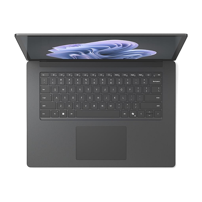 Microsoft Surface Laptop 6, Intel Core Ultra 5 processor 135H, 15" 2496x1664 Display, 8GB RAM, 256GB Gen 4 SSD, USB-Cx2, Front Camera(0,92 MP), Windows 11 Pro, Black (тъмнейл - 1)