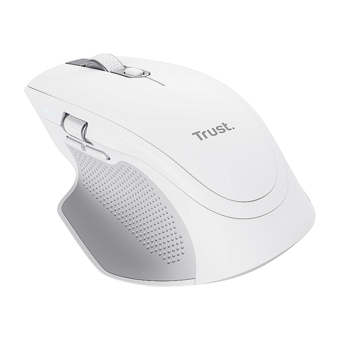 TRUST Ozaa+ Multi-Connect Wireless Mouse White (тъмнейл - 1)