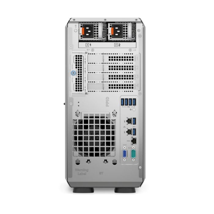 Dell PowerEdge T350, Chassis 8 x 3.5 HotPlug, Xeon E-2314, 16GB, 1x2TB, Bezel, Broadcom 5720 Dual Port, PERC H345 Controller, Adapter, Full Height, iDRAC9 Basic 15G, 600W, 3Y Basic Onsite (тъмнейл - 4)