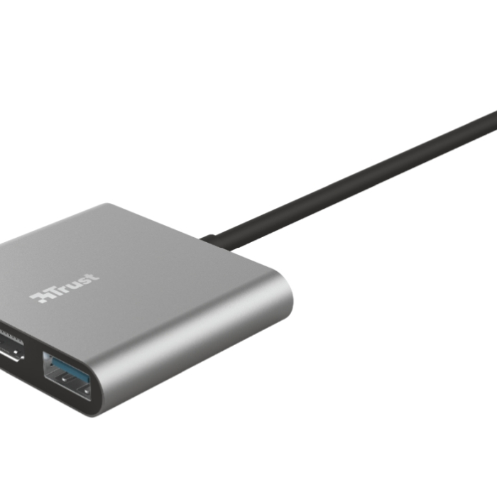 TRUST Dalyx 3-IN-1 USB-C Adapter (тъмнейл - 1)