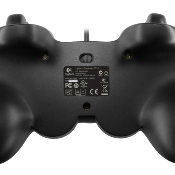 Logitech Gamepad F310, Steam Support, D-Pad, 1.8 Meter Cord (тъмнейл - 4)