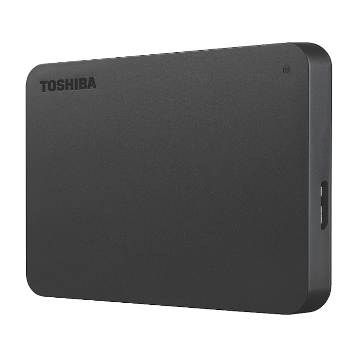 Toshiba Canvio Basics 4TB Black ( 2.5", USB 3.2 ) (тъмнейл - 1)