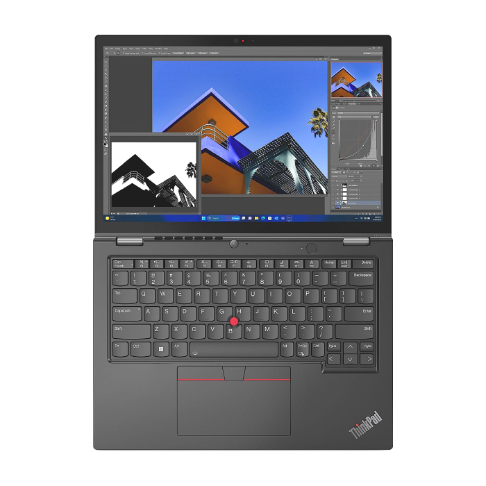 Lenovo ThinkPad L13 2-in-1 G5 Intel Core Ultra 7 155U (up to 4.8GHz, 12MB), 16GB LPDDR5-6400, 512GB SSD, 13.3" WUXGA (1920x1200) IPS,AR, AS, Touch, Intel Graphics, Front FHD&IR Cam, Backlit KB, Black, Pen, WLAN, BT, 4cell, SCR, FPR, Win11Pro, 3Y (тъмнейл - 3)