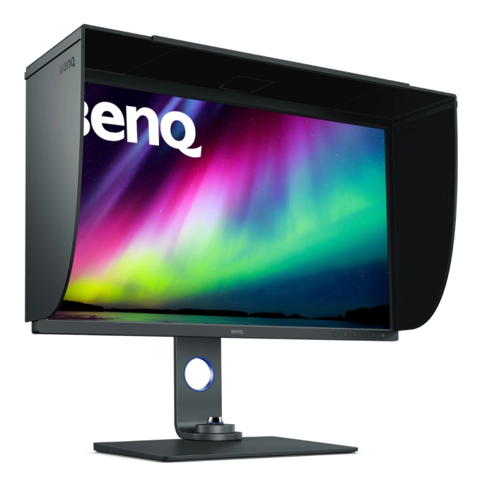 BenQ SW321C 32" IPS, 5ms (GtG), 3840x2160 4K, Photographer Monitor, 99.9% AdobeRGB, 95% P3, 100% sRGB, HDR10/HLG&24/25/30p, AQCOLOR, PColor Sync, Puck G2, 1000:1, 16 bit 3D-LUT, 250 cd/m2, HDMI x2, DP,USB Type-C PD60W, USB 3.1Hub, CardReader, HAd (тъмнейл - 4)