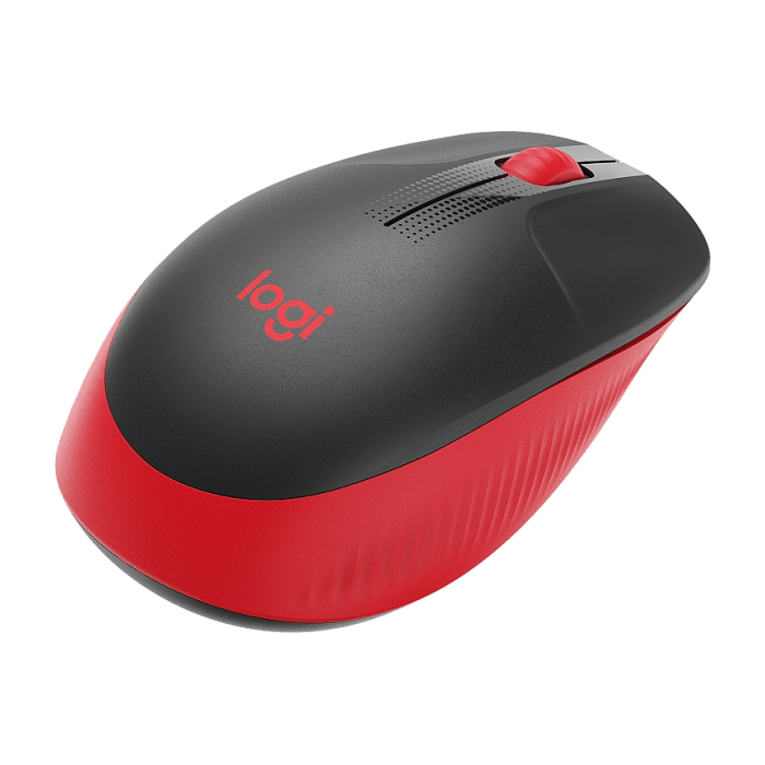 Logitech M190 Full-size wireless mouse - RED - 2.4GHZ - N/A - EMEA - M190 (тъмнейл - 2)