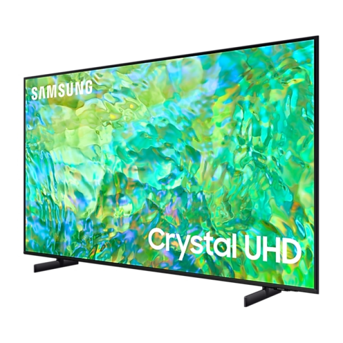 Samsung 43" 43CU8072 4K UHD LED TV, SMART, 3xHDMI, 2xUSB, Wi-Fi 5, Bluetooth 5.2, Frameless, Black (тъмнейл - 1)