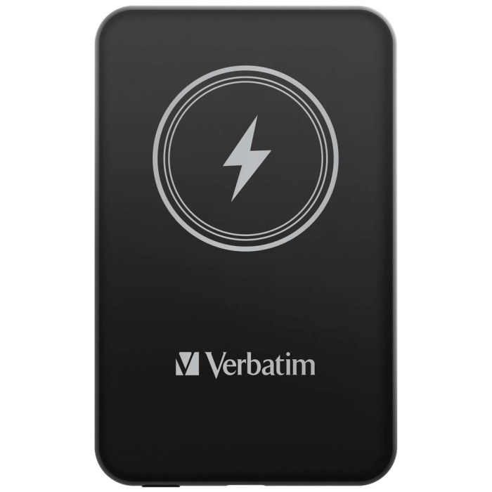 Verbatim MCP-5BK Power Pack 5000 mAh with UBS-C® PD 20W / Magnetic Wireless Charging 15W Black на супер цена