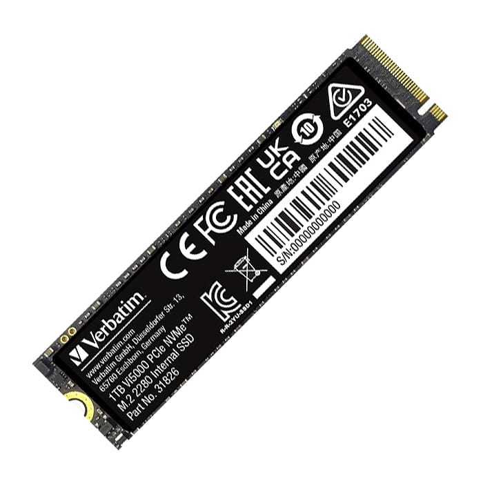 Verbatim Vi5000 Internal PCIe NVMe M.2 SSD 1TB