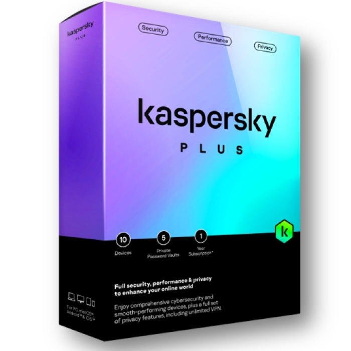 Kaspersky Plus Eastern Europe Edition. 10-Device 1 year Base Download Pack