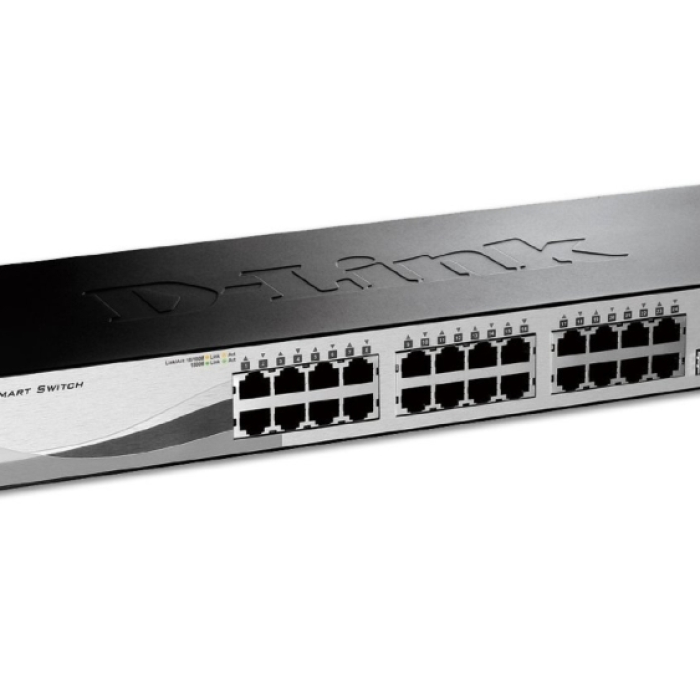 D-Link 24 10/100/1000 Base-T port with 4 x 1000Base-T /SFP ports (тъмнейл - 1)