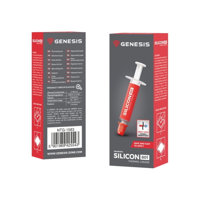 Genesis Thermal Grease Silicon 801 0.5G (тъмнейл - 4)