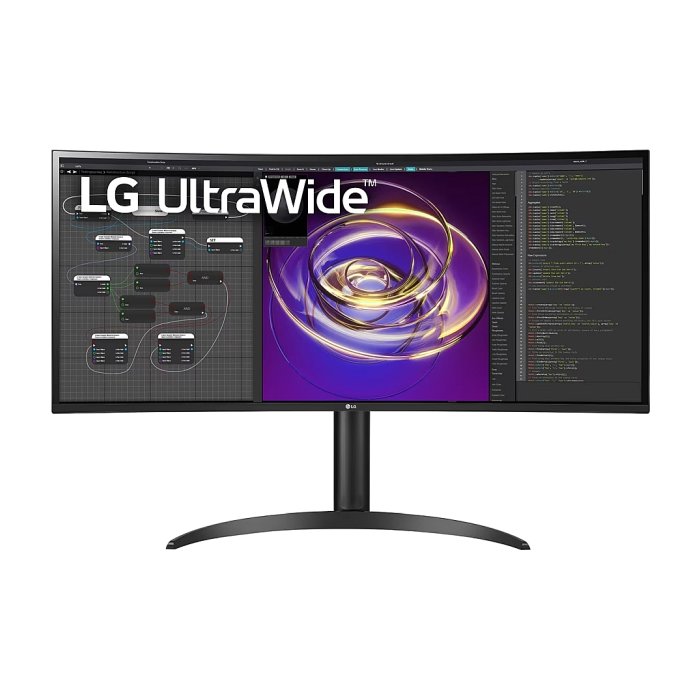 LG 34WP85C-B, 34" 21:9 Curved WQHD (3440x1440) IPS, 5ms, CR 1000:1, 300 cd/m2, HDR 10, DCI-P3 95%, AMD FreeSync, USB Type-C, HDMI, DisplayPort, Speaker 2ch 7w, PBP, Height Adjustable Stand, Tilt , Black