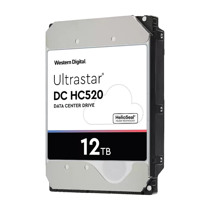 Western Digital Ultrastar 12TB ( 3.5", 256MB, 7200 RPM, SATA 6Gb/s, 512N SE ) (тъмнейл - 1)