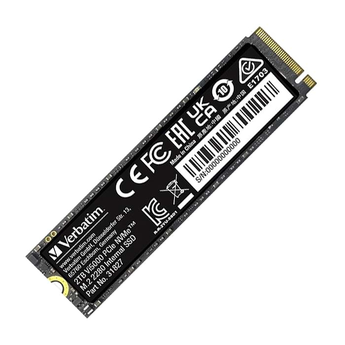 Verbatim Vi5000 Internal PCIe NVMe M.2 SSD 2TB на супер цена