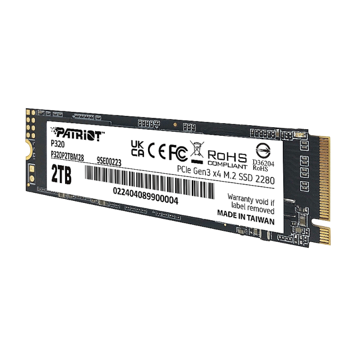 Patriot P320 2TB M.2 2280 PCIE (тъмнейл - 3)