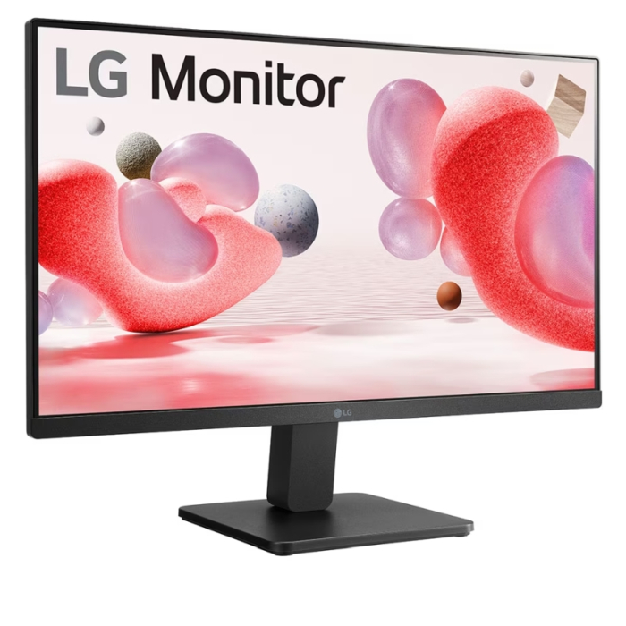 LG 24MR400-B, 23,8" IPS, 5ms (GtG at Faster), 100Hz, 1300:1, Dynamic Action Sync, 250 cd/m2, Full HD 1920x1080, AMD FreeSync, Eye-care, Reader Mode, D-Sub, HDMI, Tilt, Black (тъмнейл - 2)