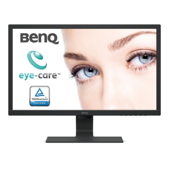 BenQ BL2483, 24" TN, 1ms, 1920x1080 FHD, Business Monitor, 72% NTSC, ePaper mode, Eye Care, Flicker-free, B.I., Low Blue Light, Color Weakness, 1000:1, 12M: 1 DCR, 8 bits, 250cd/m2, HDMI, DVI, VGA, Tilt, Black