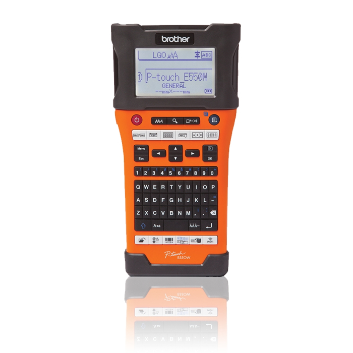 Brother PT-E550WVP Handheld Industrial Labelling system + 1x TZEFX231, TZE241, TZE251, TZE651 на супер цена