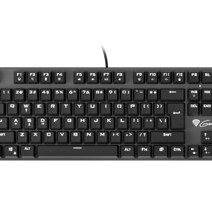 Genesis Mechanical Gaming Keyboard Thor 300 Tkl White Backlight Outemu Red Switch Us Layout на супер цена