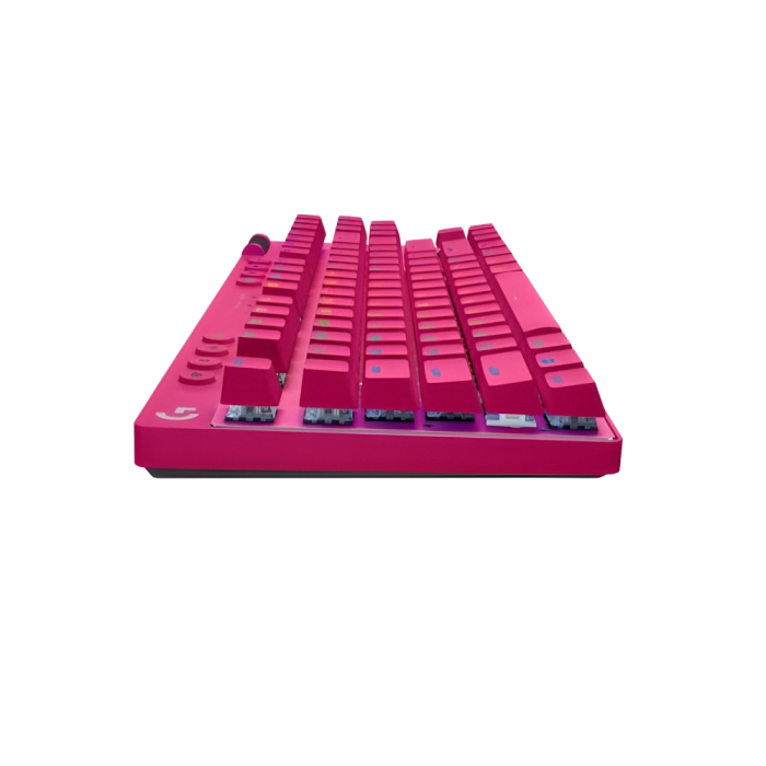 Logitech G PRO X TKL LIGHTSPEED Gaming Keyboard - MAGENTA - US INT'L - 2.4GHZ/BT - N/A - EMEA28-935 - TACTILE (тъмнейл - 1)