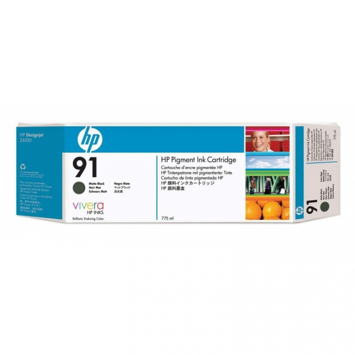 HP 91 775-ml Pigment Matte Black Ink Cartridge на супер цена