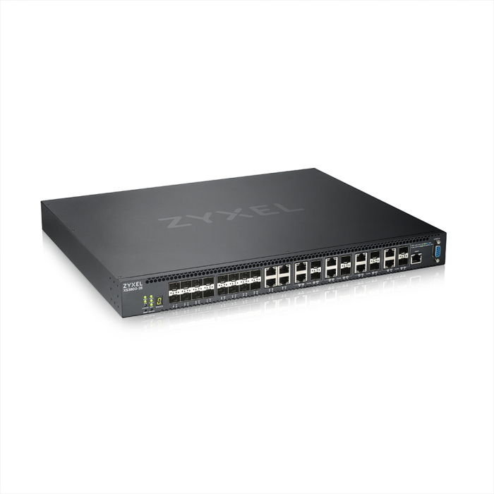 ZyXEL XS3800-28, 28-port 10GbE L2+ Managed Switch Nebula Flex Pro (dual AC,1 year NCC Pro pack license bundled) на супер цена