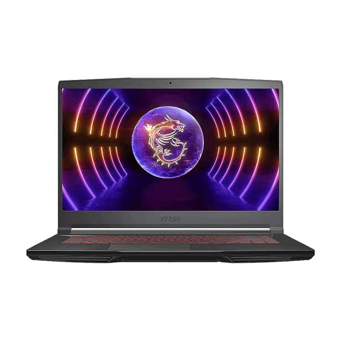 MSI Thin GF63 12UCX, 15.6" FHD (1920x1080), 144Hz, IPS, i5-12450H (8C/12T, 12 MB, up to 4.40 GHz), 8GB DDR4 (3200MHz), 512GB NVMe SSD Gen4x4, RTX 2050 4GB GDDR6, Intel WiFi 6, BT5.2, 3 cell 52.4Whr, Red Backlit Gaming KBD, NO OS, 2Y, Black на супер цена