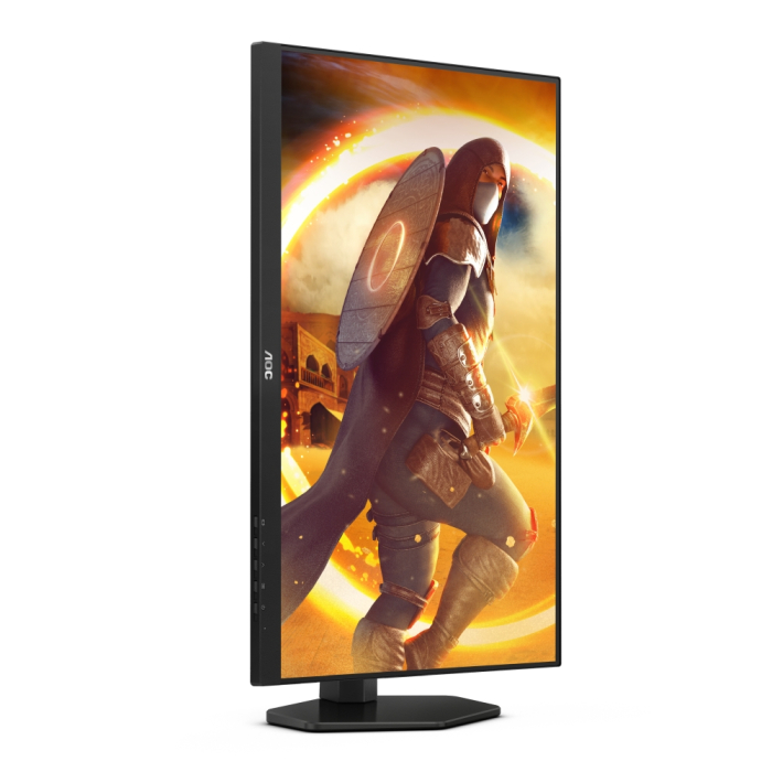 AOC Q27G4X, 27" IPS WLED, 2560x1440@180Hz, 1ms GtG, 1ms MPRT, 450cd m/2, 1000:1, Mega Infinity DCR, Adaptive Sync, FlickerFree, Low Blue Mode, Tilt, Height Adjust, Pivot, Swivel, 2xHDMI, DP (тъмнейл - 4)