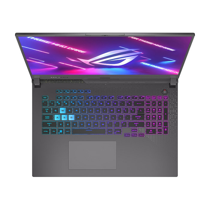 Asus ROG Strix G17 G713PU-LL052W,AMD Ryzen 9 7845HX (12-core/24-thread, 64MB L3 cache, up to 5.2 GHz max boost), 17.3" WQHD (2560 x 1440) 16:9 240Hz,16GB DDR5 , 1TB SSD,  RTX 4050 ,6GB GDDR6, WiFi 6,RGB, Windows 11,Eclipse Gray (тъмнейл - 3)