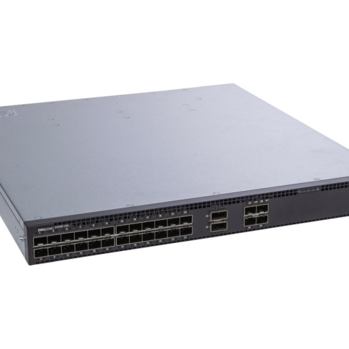 Dell EMC Switch S4128F-ON, 1U, PHY-less, 28 x 10GbE SFP+, 2 x QSFP28, IO to PSU, 2 PSU, OS10, 1Yr PS NBD, 210-ALSY на супер цена