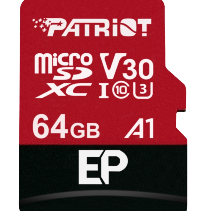 Patriot EP Series 64GB Micro SDXC V30 на супер цена