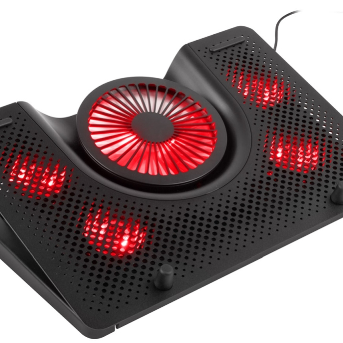 Genesis Laptop Cooling Pad Oxid 550 15.6-17.3 5 Fans, Led Light, 1 Usb