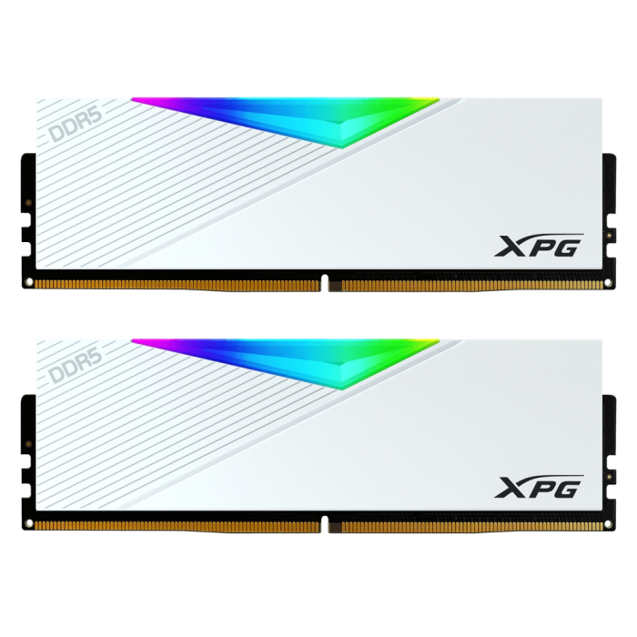 ADATA LANCER RGB 32GB (2x16GB) DDR5 5600 MHz U-DIMM White (тъмнейл - 1)