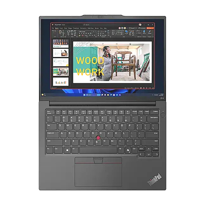 Lenovo ThinkPad E14 G6 Intel Core Ultra 7 155H (up to 4.8GHz, 24MB), 16GB DDR5-5600, 512GB SSD, 14" WUXGA (1920x1200) IPS AG,Intel Arc Graphics, FHD&IR Cam, Backlit KB, Black, WLAN, BT, 3cell, FPR, Win11Pro, 3Y Onsite (тъмнейл - 2)