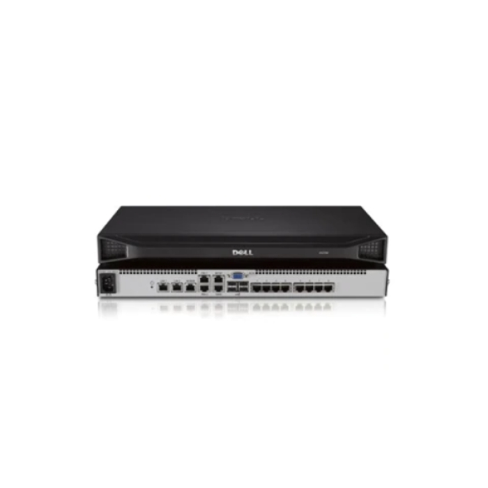 Dell DAV2108 8-port analog upgradeable to digital KVM switch with 1 local user 1 power supply, DAV2108 на супер цена