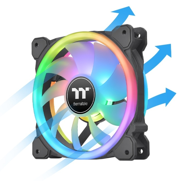 Thermaltake SWAFAN 14 RGB Radiator Fan TT Premium Edition 3 Pack (тъмнейл - 2)