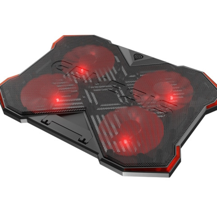 Genesis Laptop Cooling Pad Oxid 260 15.6-17.3 4 Fans, Led Light, 2 Usb (тъмнейл - 1)