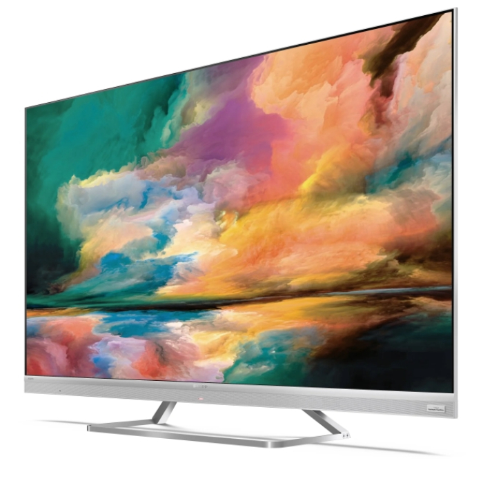 Sharp 55EQ4EA, 55" LED Android TV, 4K Ultra HD QLED 3840x2160 Frameless, AQUOS Aluminium body, DVB-T/T2/C/S/S2, Active Motion 1000, Google Assistant, HDMI 2.1 eARC, SD card reader, Mini Composite/CVBS + Audio input, USB, Wi-Fi, Bluetooth, LAN, Stand (тъмнейл - 3)