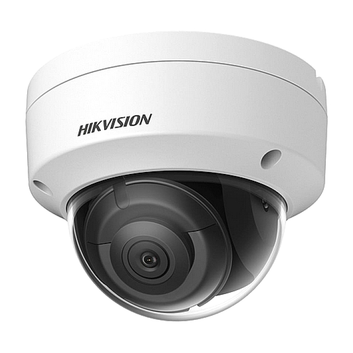 HikVision Fixed Dome Network Camera, 2 MP (1920x1080@25 fps), IR up to 30m, 3D DNR, 120dB WDR, 2.8mm (114°), H.265+, IP67, vandal proof (IK10), Micro SDXC slot up to 128 GB, 12Vdc/PoE 5.3W (тъмнейл - 2)