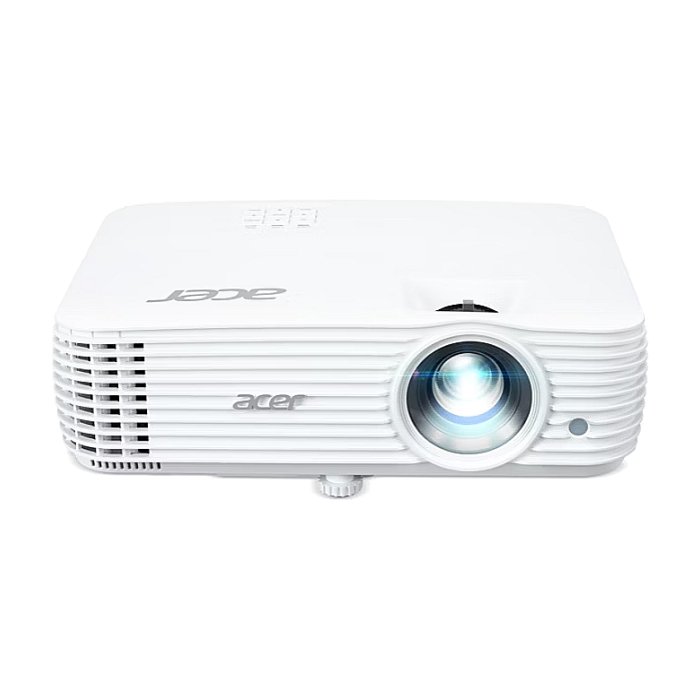 Acer Projector X1529HK, DLP, FHD (1920x1080), 4800 ANSI Lm, 10000:1, 3D, Auto Keystone, 24/7 operation, Low input lag, AC power on, 2xHDMI, RS232, USB(Type A, 5V/1.5A), Audio in/out, 1x3W, 2.88Kg, White + Acer T82-W01MW 82.5" (тъмнейл - 1)