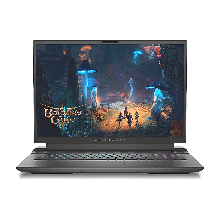 Dell Alienware m18 R2, Intel Core i7 14650HX (16-Core, 30MB L3 Cache, up to 5.2GHz), 18" QHD+ (2560x1600) 165Hz, 3ms, FHD IR Cam, 32GB,DDR5, 5600 MT/s, 1TB SSD, RTX 4060 8GB GDDR6, Wifi 7 Ready, BT, Win11 Pro, Dark Metallic+Dell Alienware AW920H