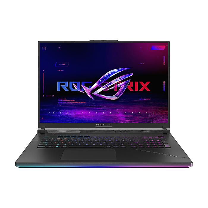 Asus ROG Strix SCAR 18 G834JY-N6005X, i9-13980HX 2.2 GHz ,18" QHD+ 16:10 (2560 x 1600, WQXGA) 240Hz,32GB DDR5 4800MHz (2x16GB), 1TB + 1TB PCIe 4.0 (RAID 0), RTX 4090,16GB DDR6, WiFi 6, RGB Per-Key Kbd, Win 11 Pro, Black