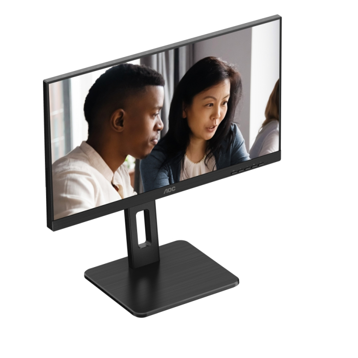 AOC 22E2UMF, 21.5" VA WLED, 1920x1080@75Hz, 4ms GtG, 250cd m/2, 3000:1, 20M:1 DCR, Adaptive Sync, FlickerFree, Low Blue Light, 2Wx2, Tilt, Height Adjust, Pivot, Swivel, D-SUB, HDMI, DP, USB hub (тъмнейл - 3)