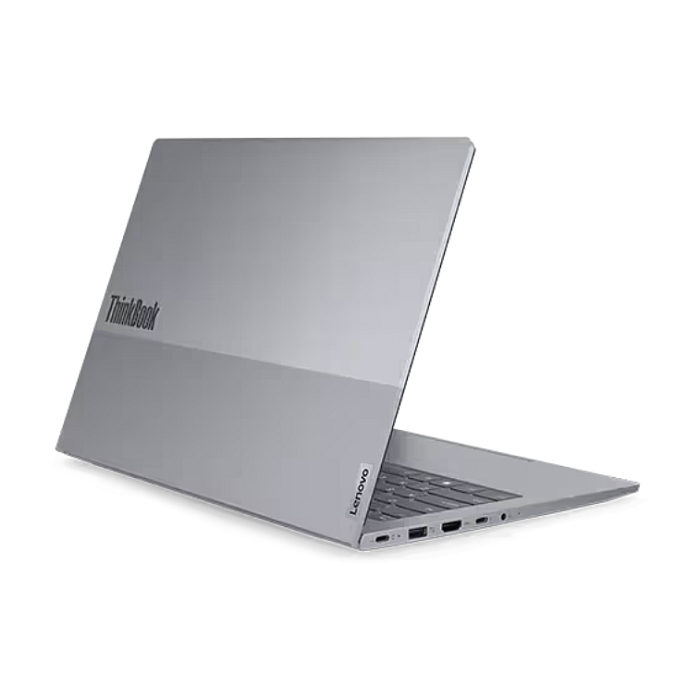 Lenovo ThinkBook 14 G6 Intel Core i5-1335U (up to 4.6GHz, 12MB), 16GB DDR5 5200MHz, 512GB SSD, 14" WUXGA (1920x1200) IPS AG, Intel Iris Xe Graphics, WLAN, BT, FHD&IR Cam, Backlit KB, Arctic Grey, FPR, 3 cell, DOS, 3Y CCI (тъмнейл - 2)