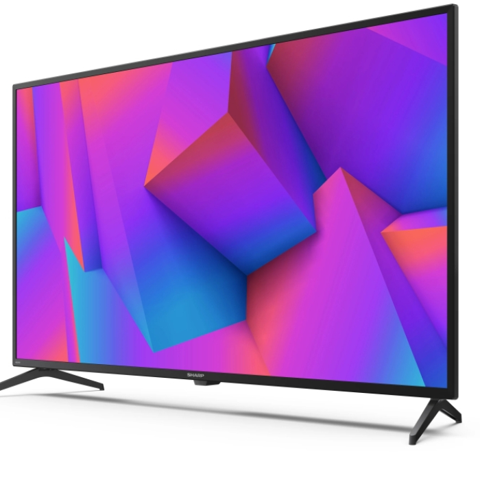 Sharp 40FE2E, 40" LED Linux TV, FULL HD 1920x1080, DVB-T/T2/C/S/S2, Active Motion 200, 1 000 000:1, 2x10W, Dolby Digital, DTS HD, Google Assistant, Chromecast Built-in, 3HDMI, 3.5mm jack/line-out, CI+, USB, Wi-Fi, LAN, Video/Audio input (3xRCA), Micr (тъмнейл - 1)