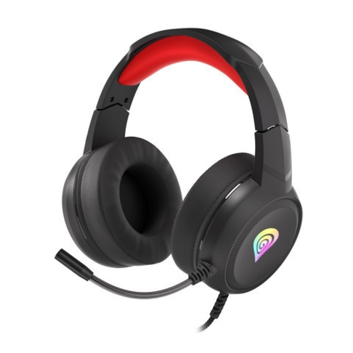 Genesis Gaming Headset Neon 200 RGB Black-Red