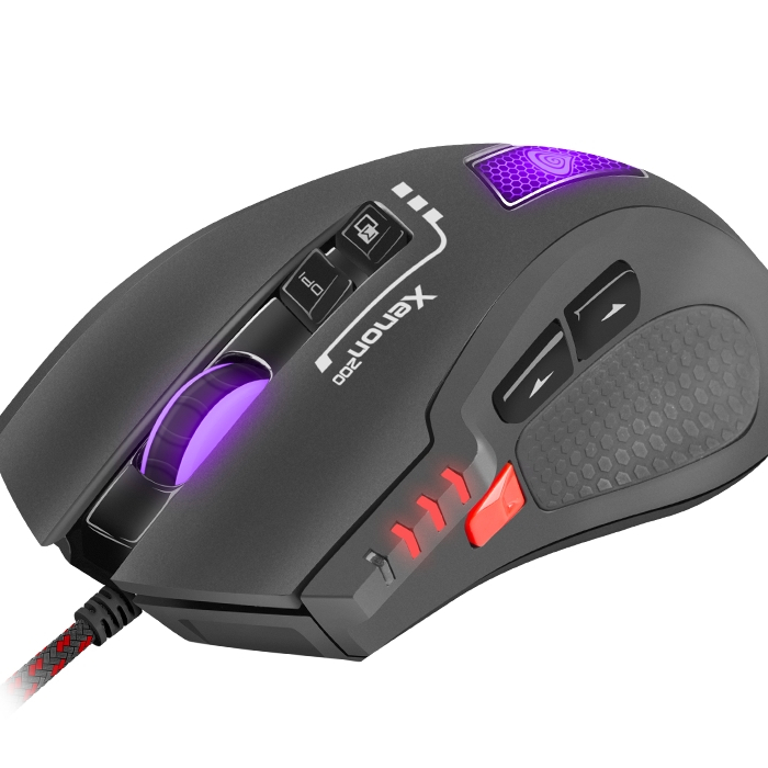 Genesis Gaming Mouse Xenon 200 Optical 3200Dpi With Software Rgb Illuminated Black (тъмнейл - 1)